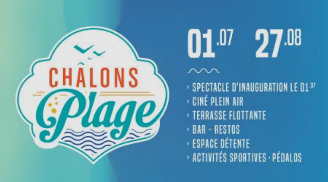 Lancement de Châlons Plage à Châlons-en-Champagne
